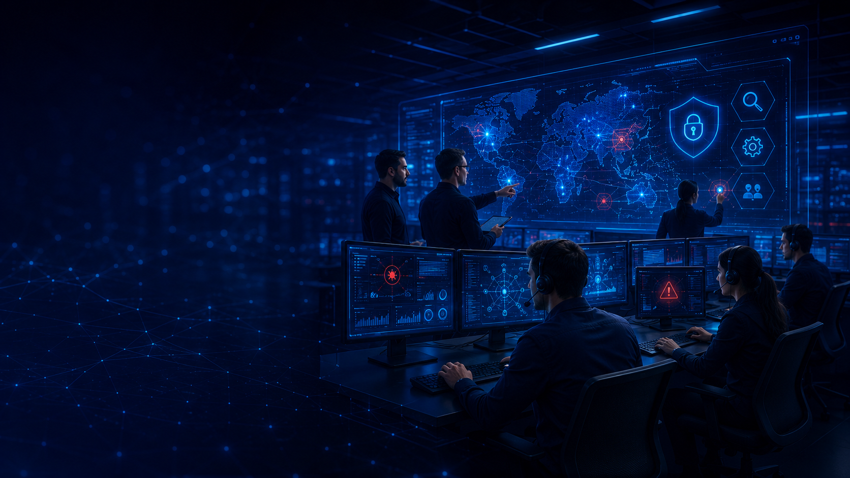 Engineers collaborating on a prioritized security remediation roadmap