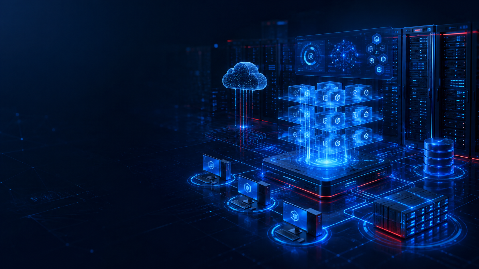 Modern virtualized infrastructure with centralized management across servers and workloads