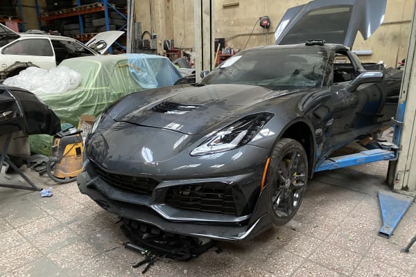 Pärast - Corvette repair before and after