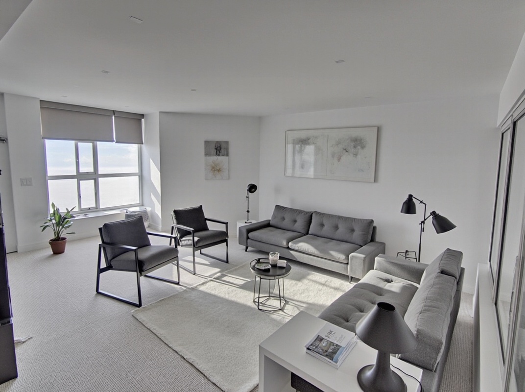 Minimalistic interior design style example