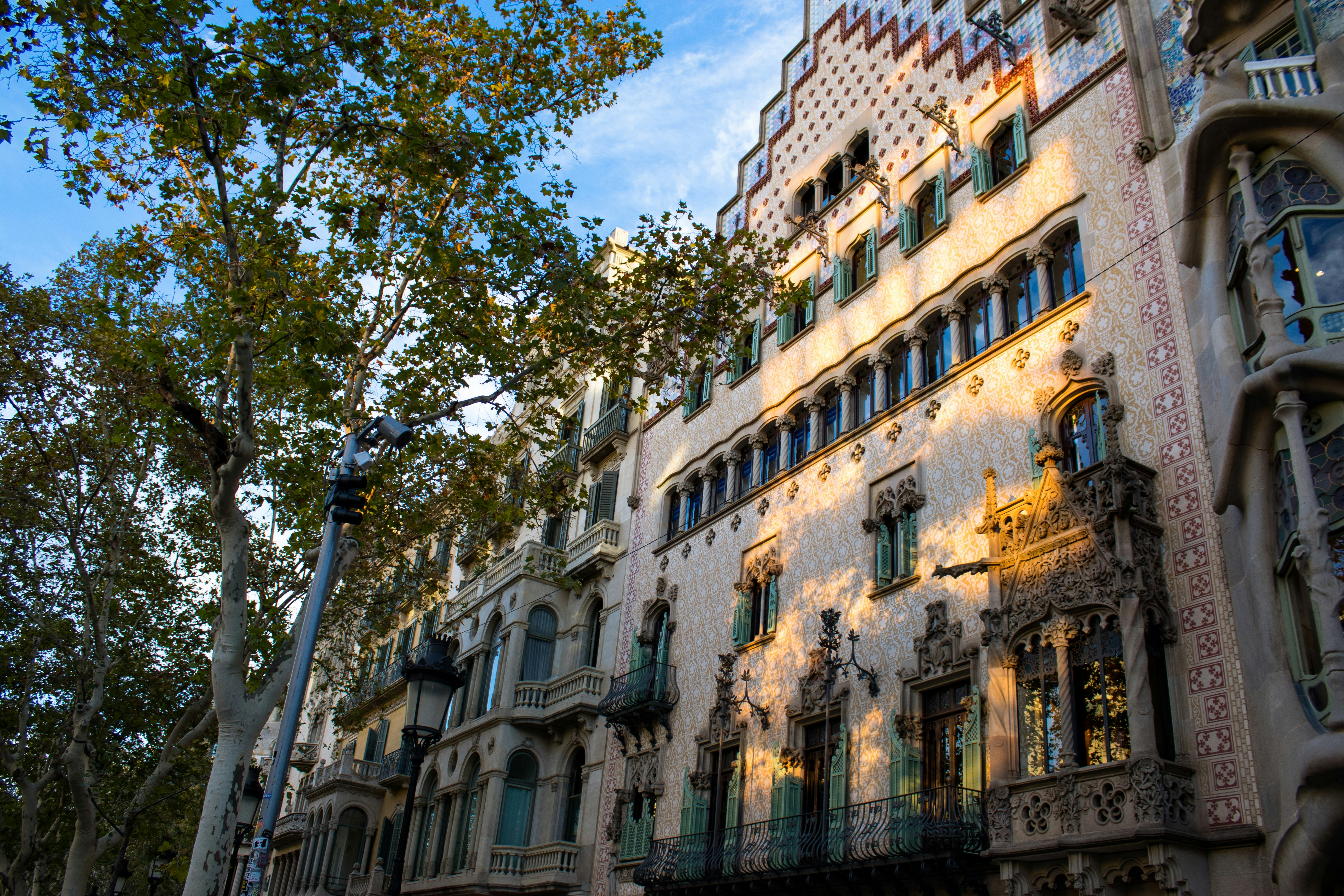 Palau de la Música stained-glass dome or Hospital de Sant Pau pavilions