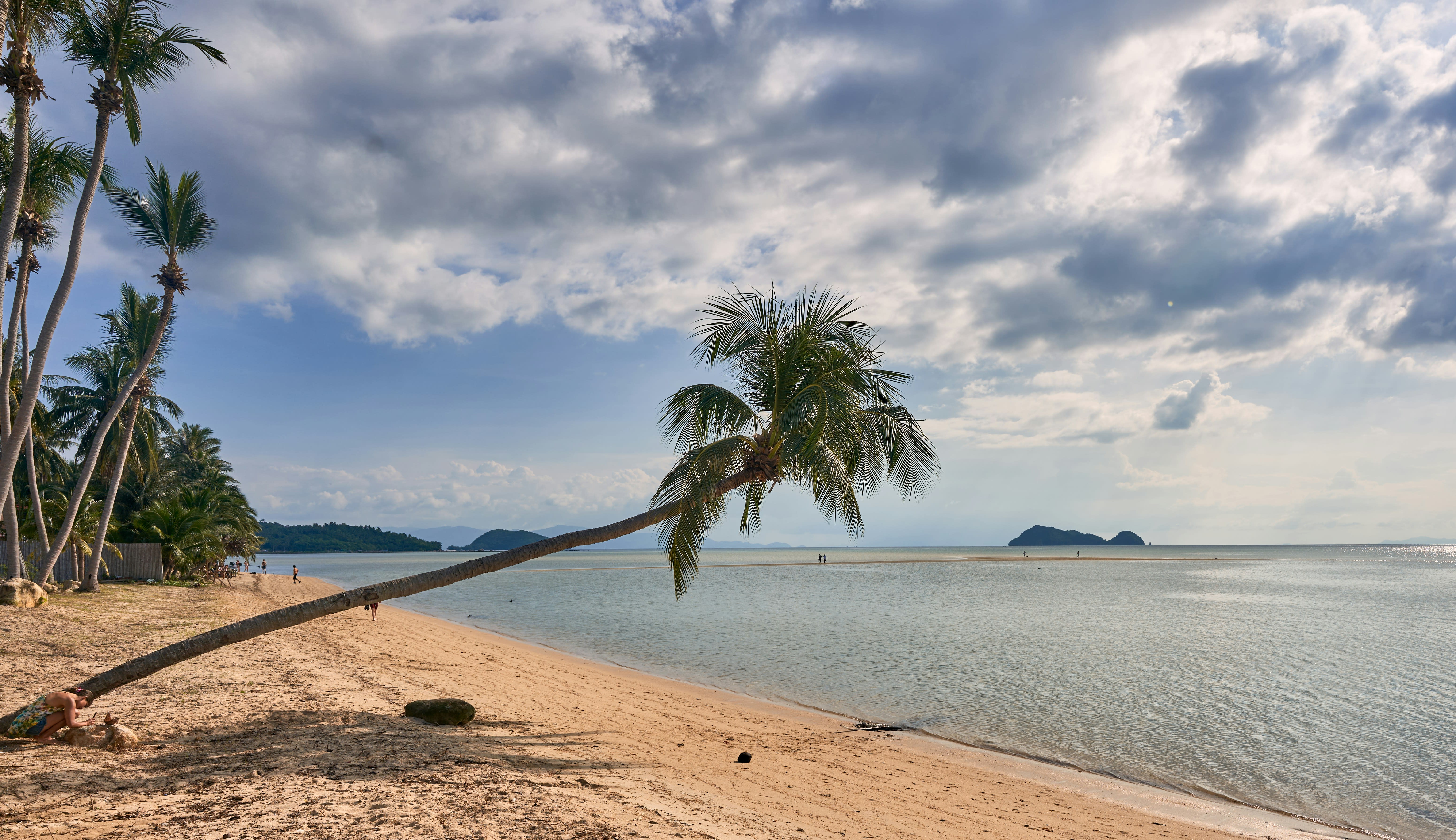 A bright, sunny Thai landscape under blue skies