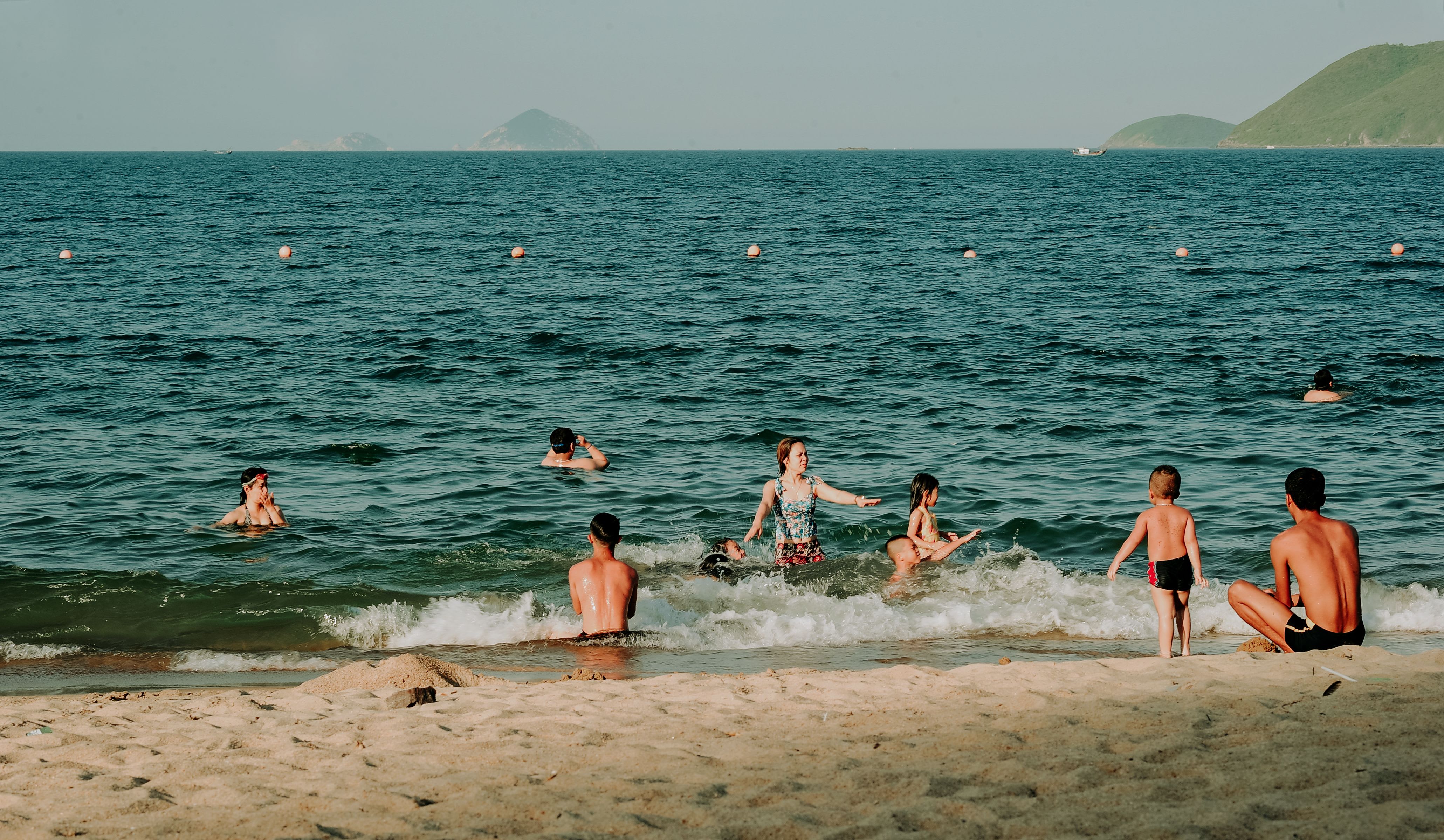 A family-friendly Thai beach with calm shallow water