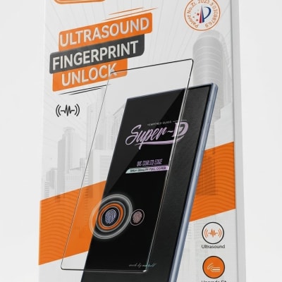 Super-D Ultrasound Fingerprint Unlock Tempered Glass FOR SAMSUNG S24 & S25