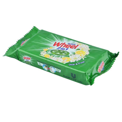Wheel Active 2-in-1 Clean & Fresh Detergent Bar – 210 g