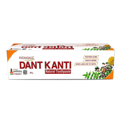 Patanjali Dant Kanti Natural Toothpaste – ₹20 | 43 g