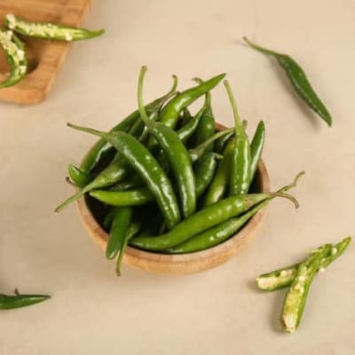 Green Chilli (Hari Mirch) - 100g