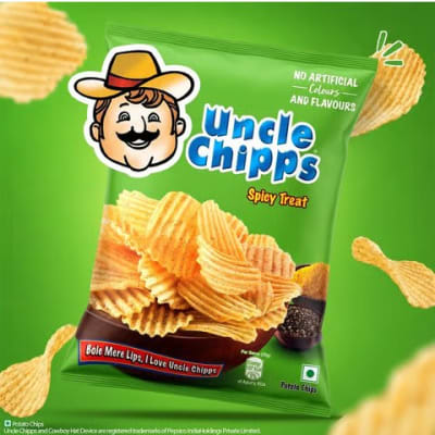Uncle Chipps Spicy Treat Potato Chips
