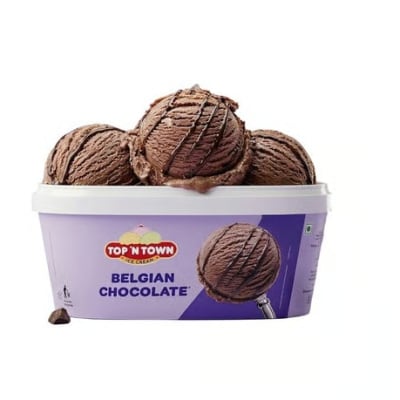 Top N Town Belgian Chocolate Ice Cream Tub