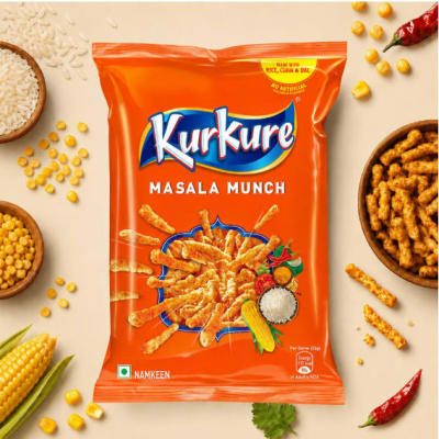 Kurkure Masala Munch Crisps - 75 g