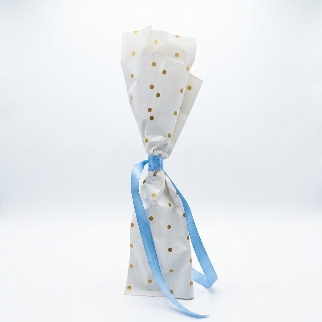 Handmade Crochet Blue Rose Bouquet