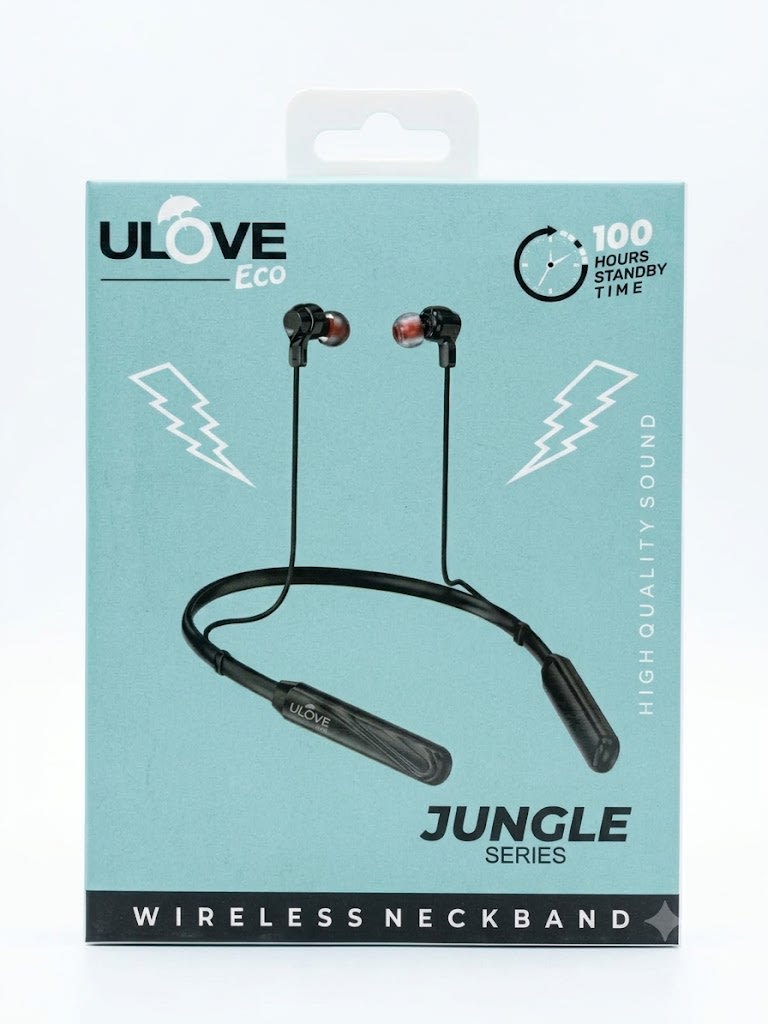 ULOVE Eco Jungle Series Wireless Neckband Earphones