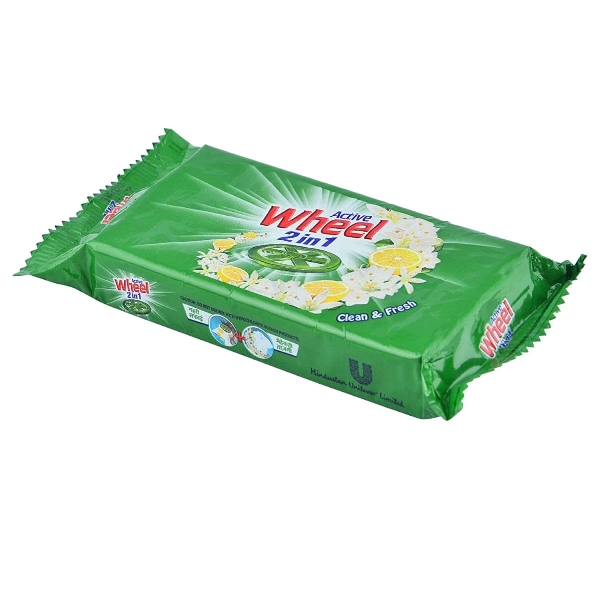 Wheel Active 2-in-1 Clean & Fresh Detergent Bar – 210 g