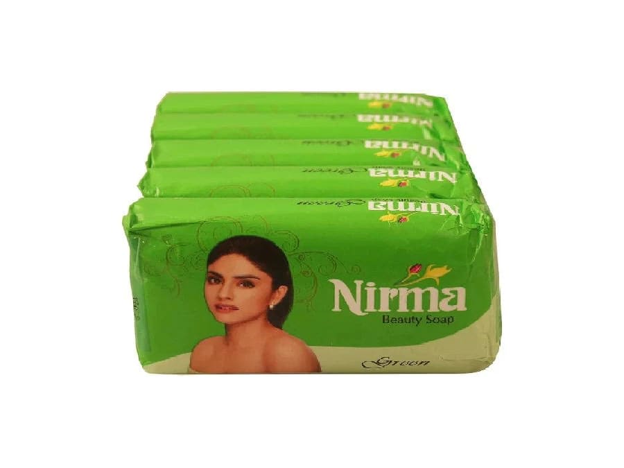 Nirma Beauty Soap – Pack of 5 | 100 g Each | Total 500 g