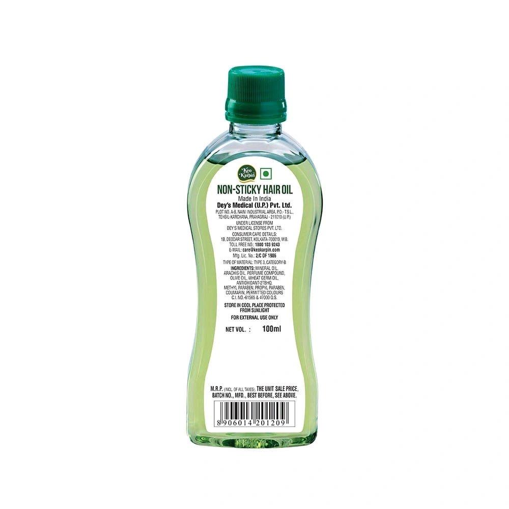 Keo Karpin Non-Sticky Hair Oil with Olive Oil & Vitamin E – 100 ml