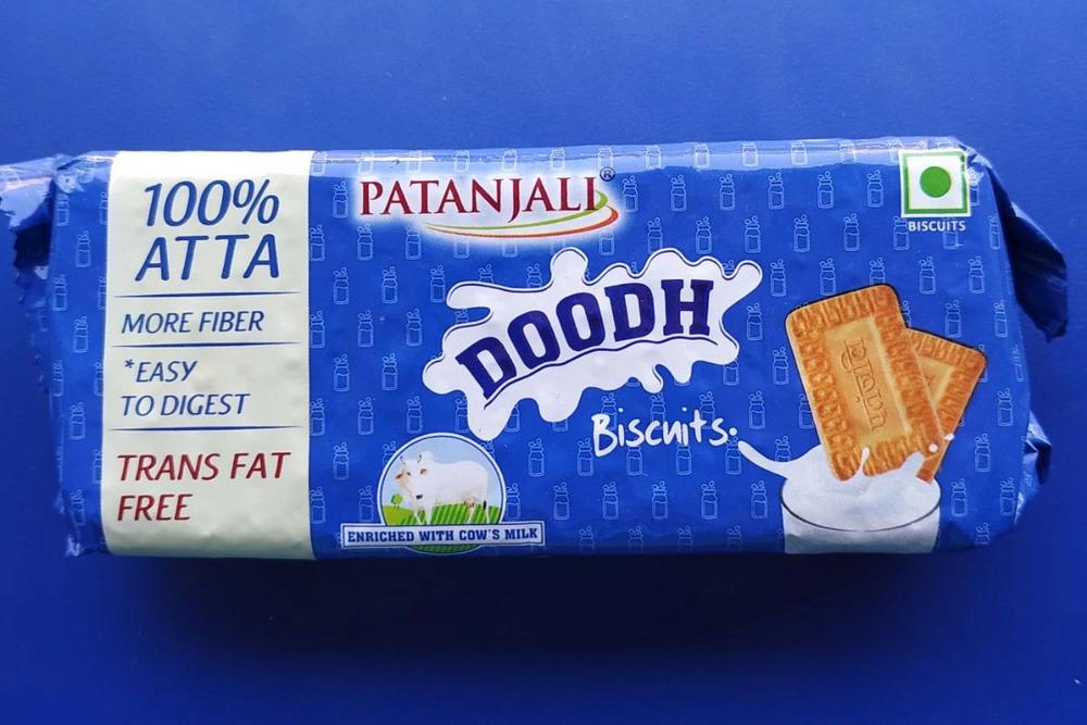 Patanjali Doodh Biscuits – 80g | 100% Atta & Milk Biscuits