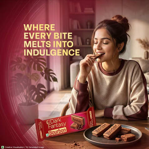 Sunfeast Bourbon Dark Fantasy Biscuit - 99g