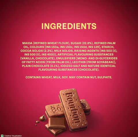 Sunfeast Bourbon Dark Fantasy Biscuit - 99g