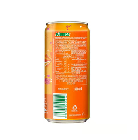 Mirinda Soft Drink - 330 ml