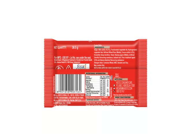 Nestle KitKat 4 Fingers Choco Coated Wafer Bar