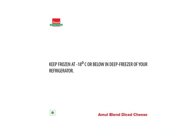 Amul Blend Diced Cheese
