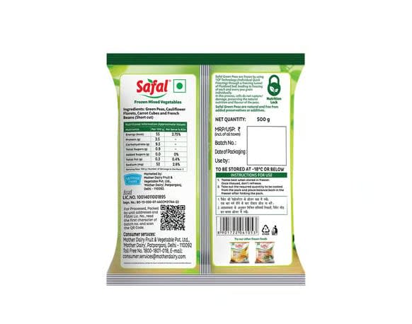 Safal Frozen Green Peas