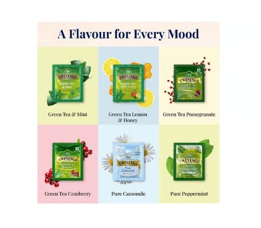 Twinings The Royal British Garden Assorted Green Tea Bags