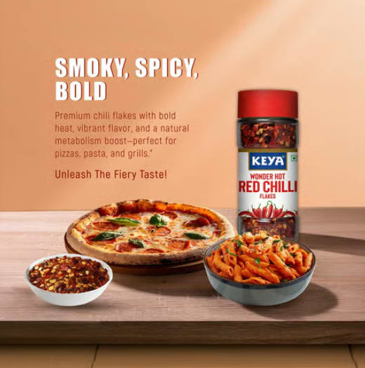 Keya Red Chilli Flakes
