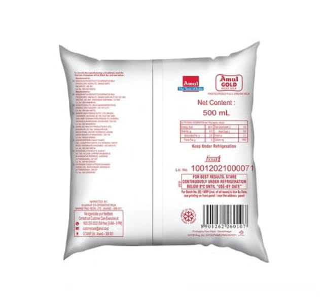 Amul Gold Full Cream Milk