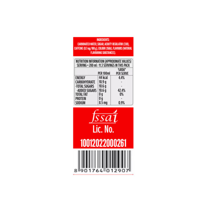 Coca-Cola Original Taste Carbonated Soft Drink – 2 L