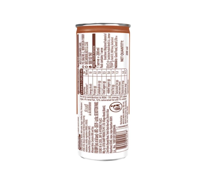 Nescafe Cafe Style Cold Coffee (Classic Latte) Select Unit