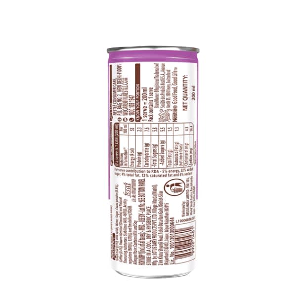 Nescafe Cafe Style Cold Coffee, Choco Latte