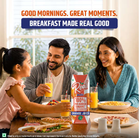 Real Activ Orange Juice 1 Ltr