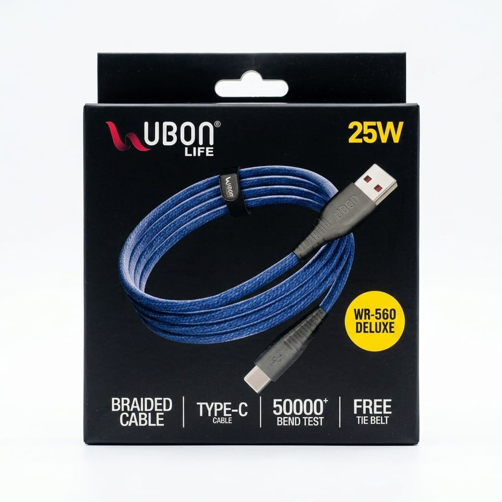 UBON LIFE BRAIDED CABLE TYPE - C 25W