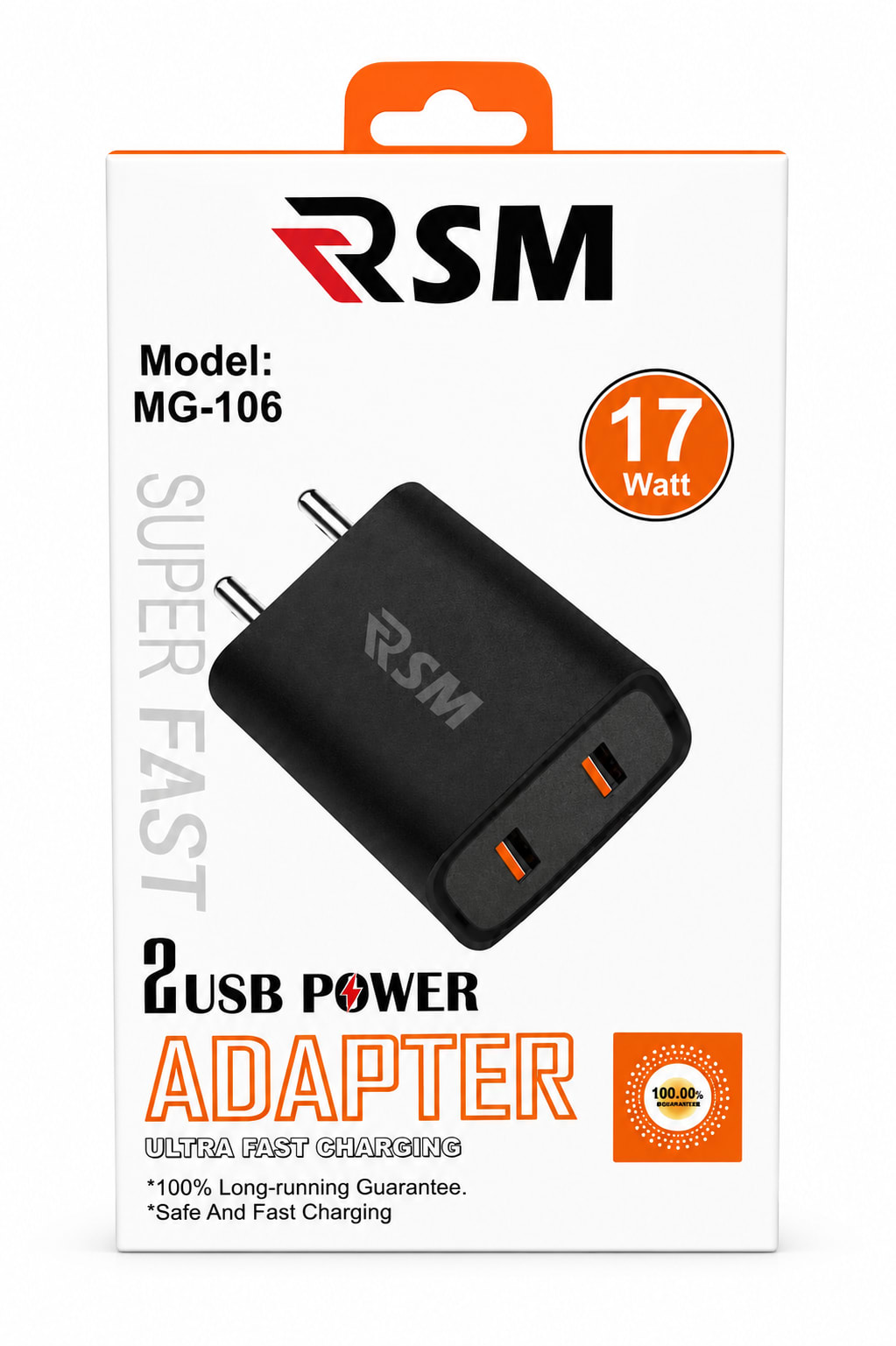 RSM 17 Watt Dual USB Power Adapter