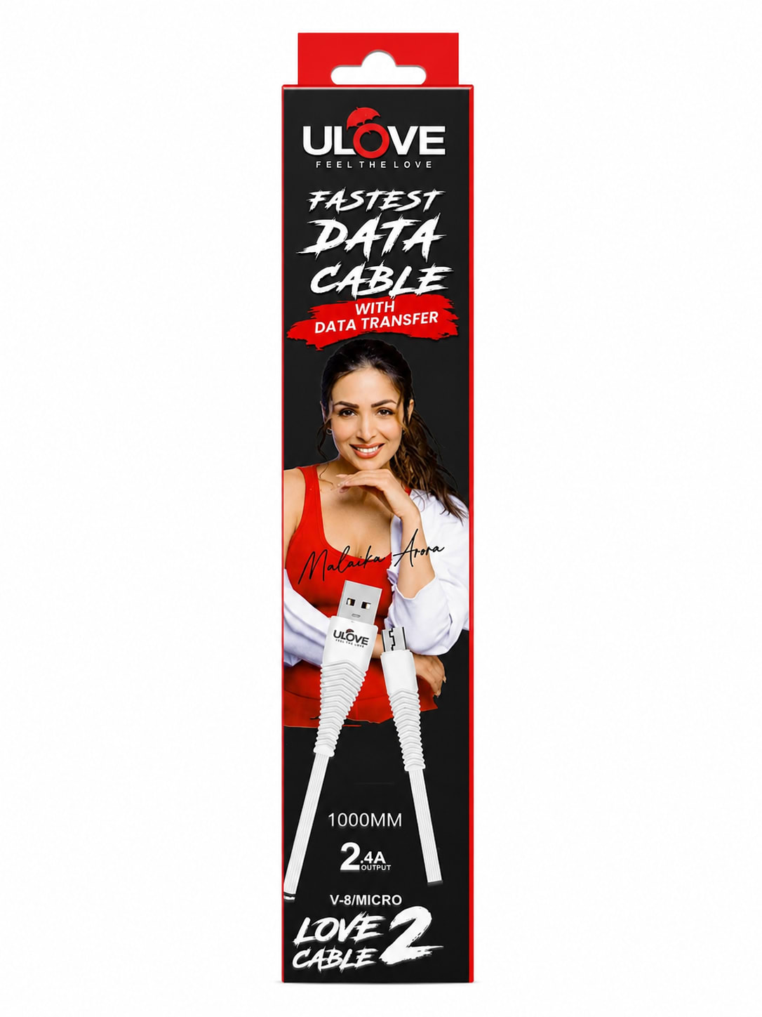ULOVE Love Cable 2 V-8/Micro USB Fast Charging & Data Cable