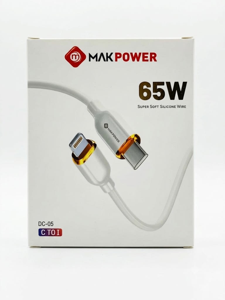 MAKPOWER DC-05 65W Type-C to Lightning (C to I) Data Cable