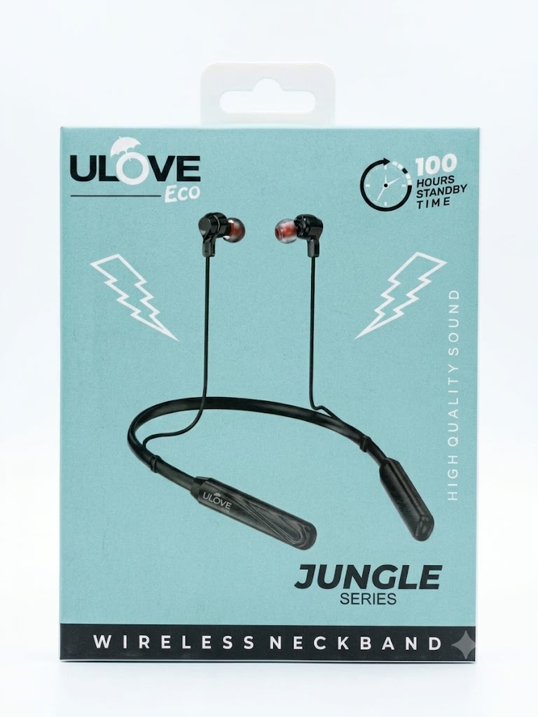 ULOVE Eco Jungle Series Wireless Neckband Earphones