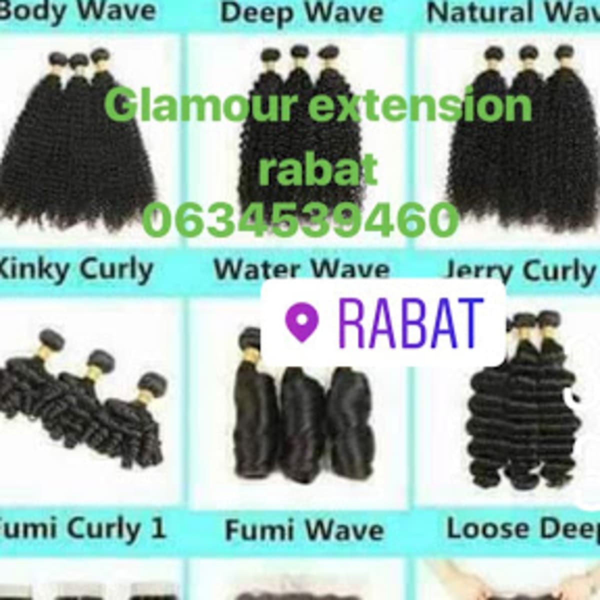 Glamour Extension Hair Rabat - 1