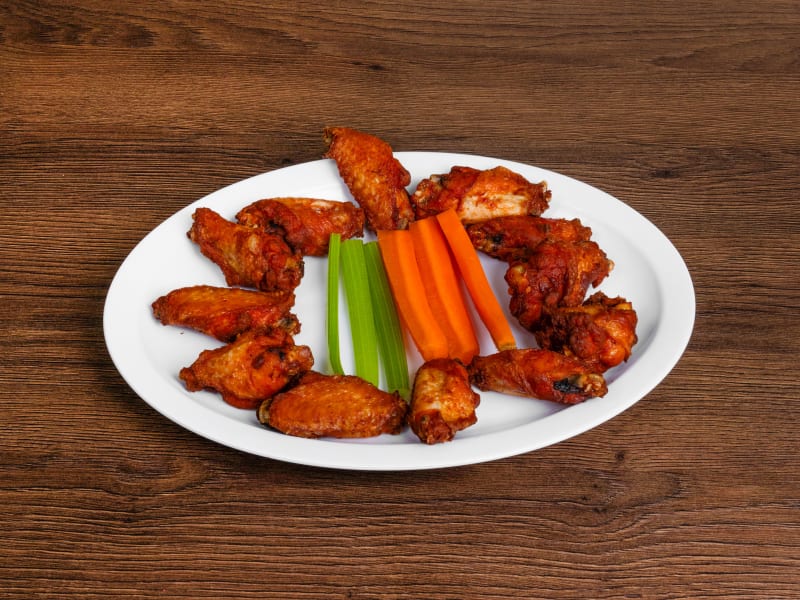 Wings with Carrots & Celery
