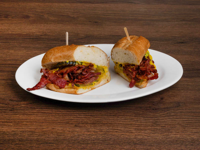 Hot Pastrami Sandwich