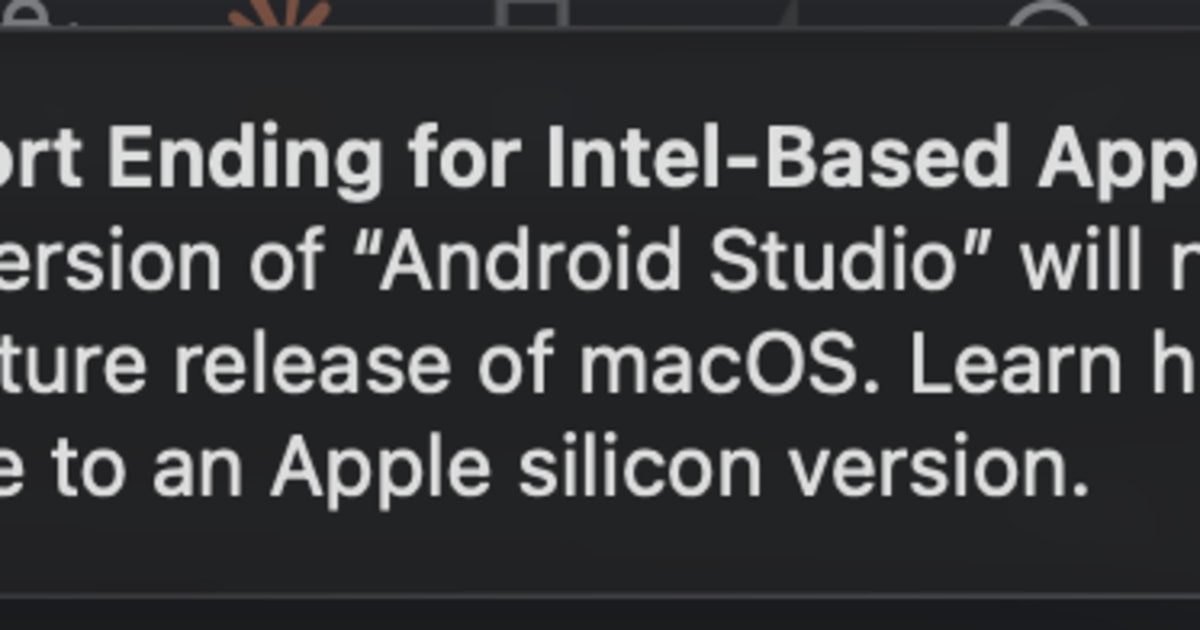 Apple Is Ending Support for Intel-Based Apps on macOS: What It Means for Developers and Users