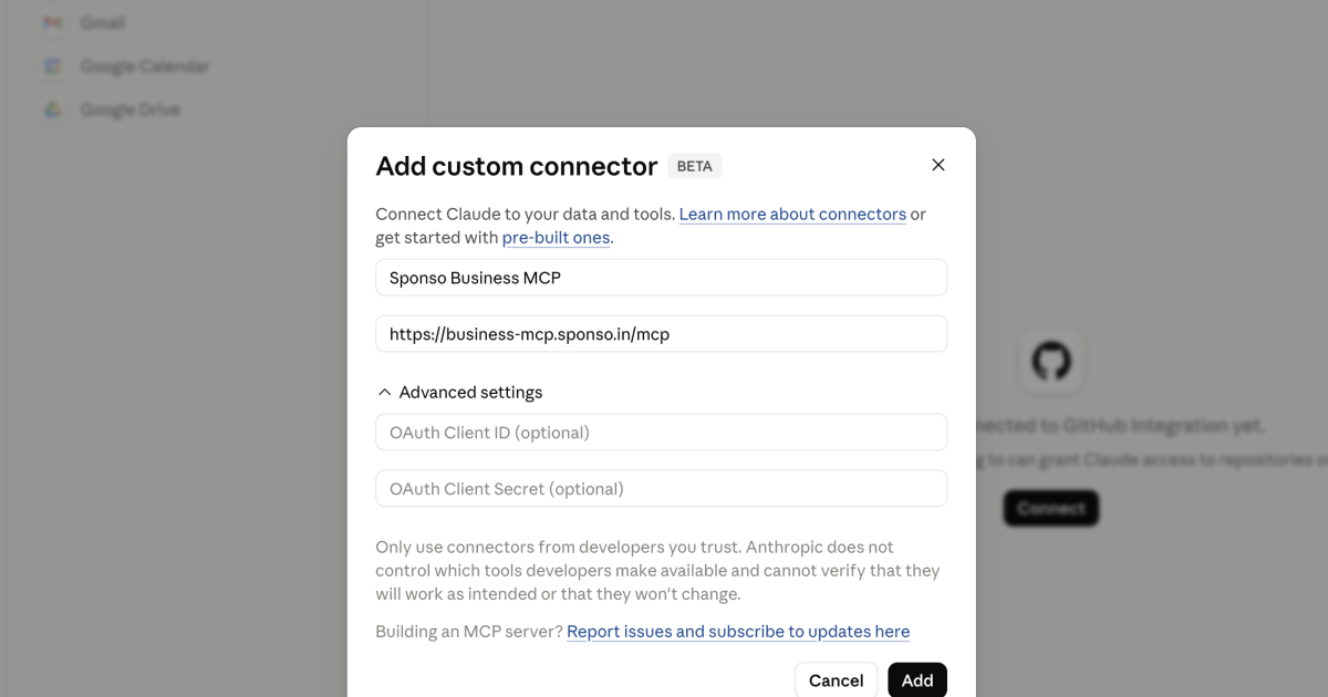 Sponso for Brands is now in Claude (and ChatGPT, and Cursor)