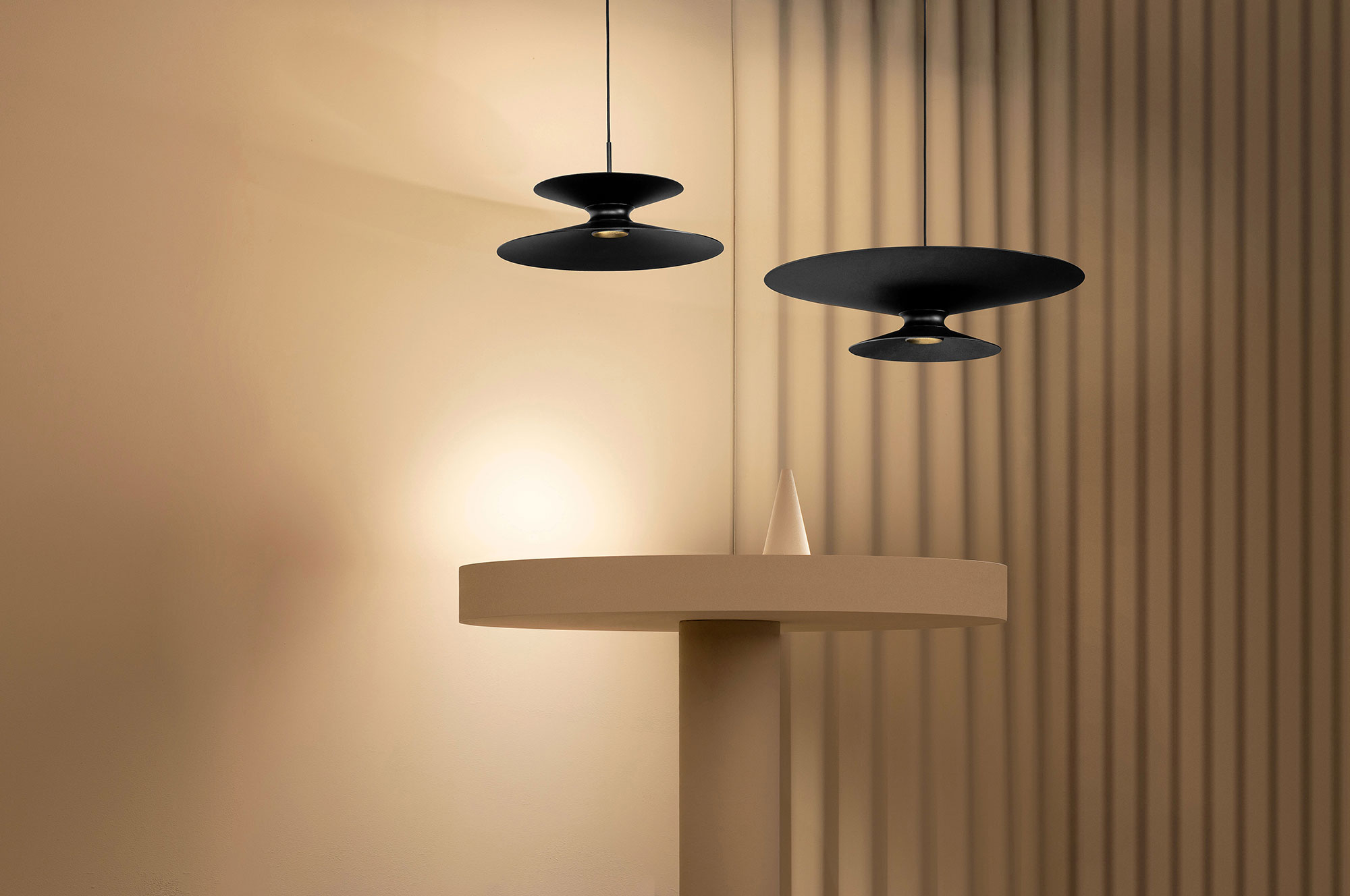 Forum Zink ZN-44555-BLK Ren 24w CCT Linear Wall Light IP65 Black