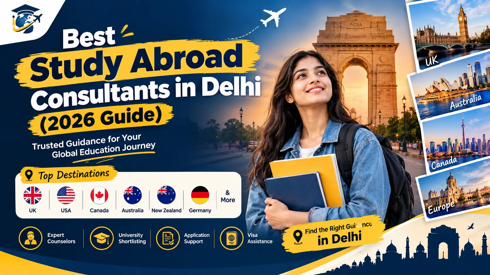 Best Study Abroad Consultants in Delhi (2026 Guide)