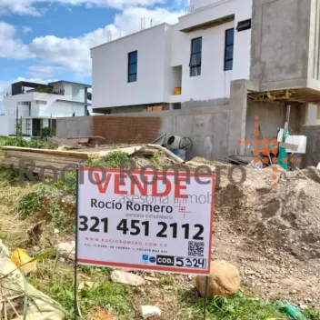 #1435 - Lote en conjunto cerrado en Villa del Rosario en venta de 200m² - 2