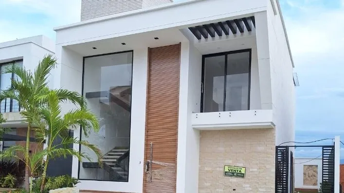 #1571 - Casa en conjunto cerrado en Villa Del Rosario en venta de 210m², 3 habitaciones y 2 parqueaderos - 1