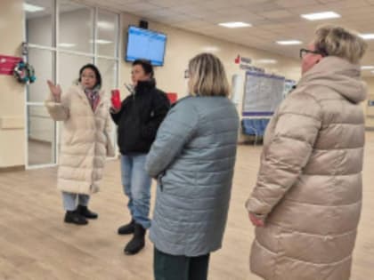 Глава Лобни проверила работу новой поликлиники