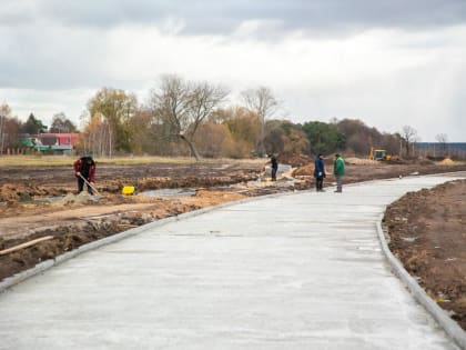 Благоустройство карьера «Западный» в Озёрах продолжается