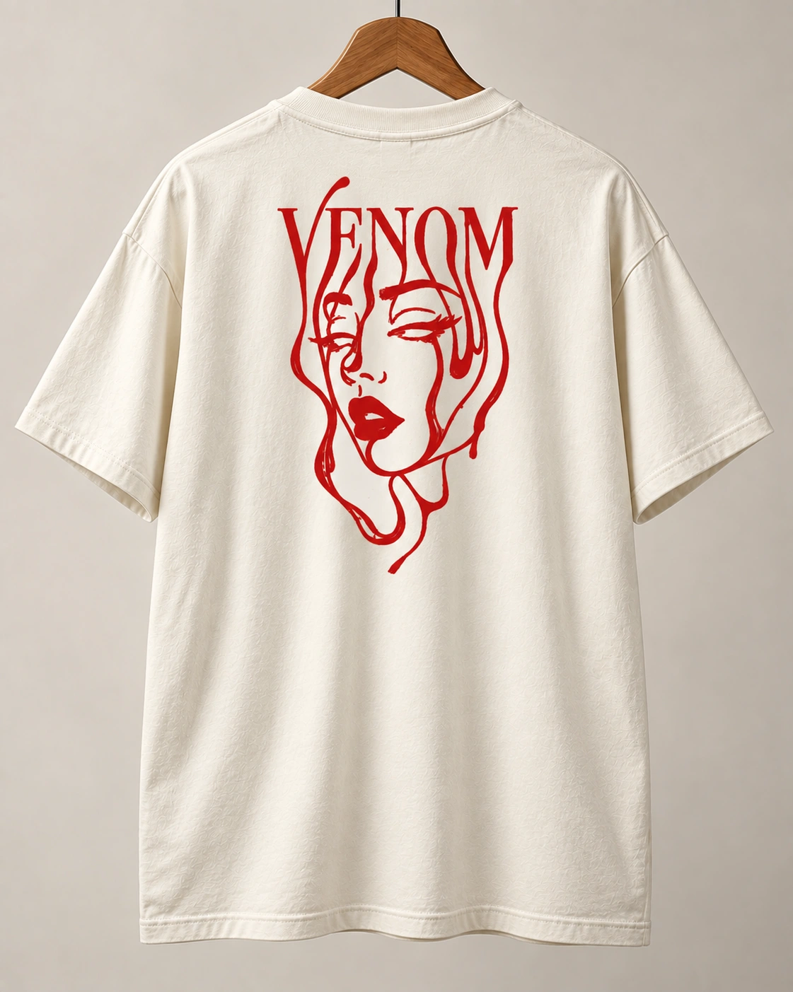 Venom Muse Oversized Tee - Offwhite
